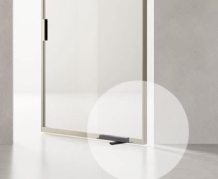 imagem Pivô com mola SMART MOTION Porta de madeira e Alumínio